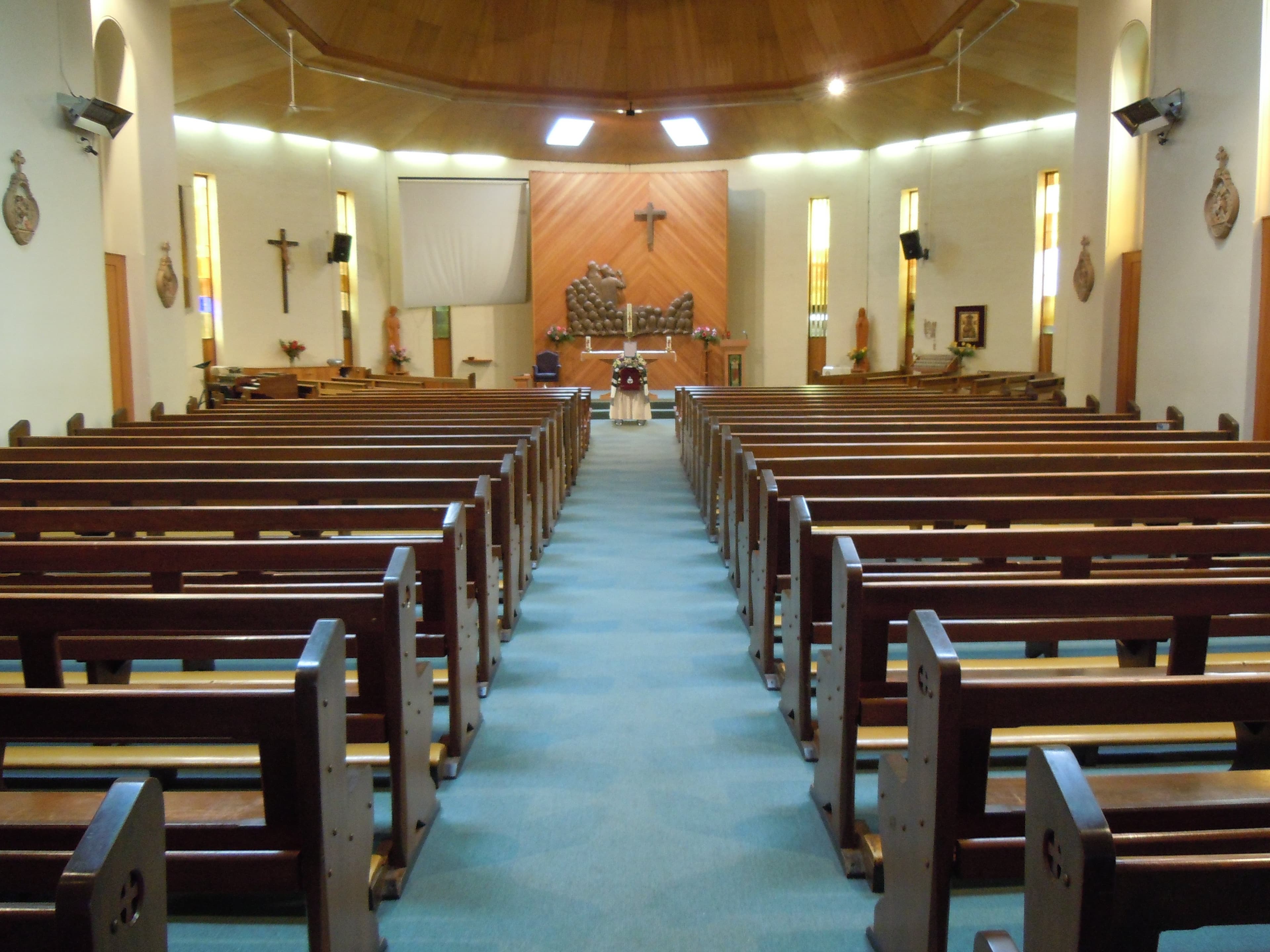 The interior of St Joseph's Church, Warragul