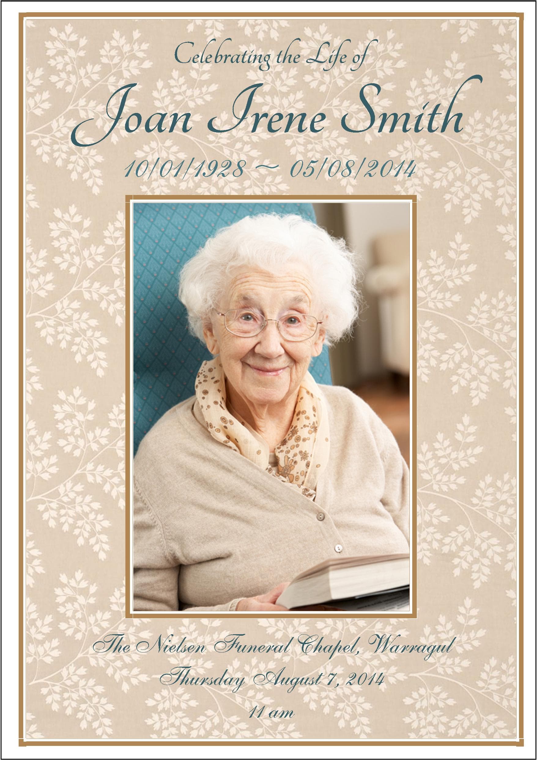 Keepsake booklet