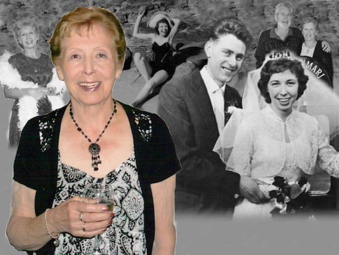 A photo collage of memories from different stages of life
